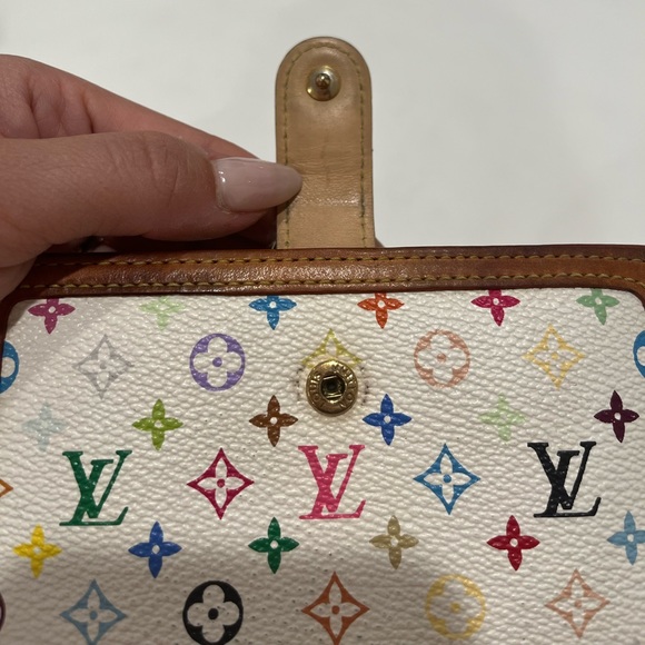 SOLD - Louis Vuitton Murakami Monogram Multicolor Porte-Monnair Viennois Wallet - Picture 7 of 13